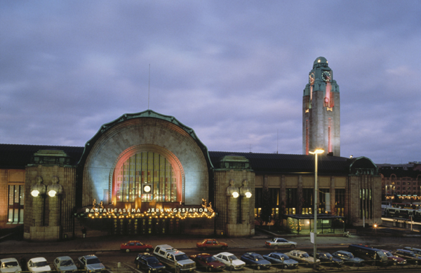 Central railway station, Helsinki, Finland Photo